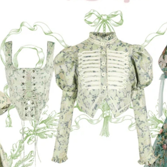 Selkie Dresses & Skirts - ISO: In Search Of - Selkie Duchess Corset In Bridgerton Eloise Print